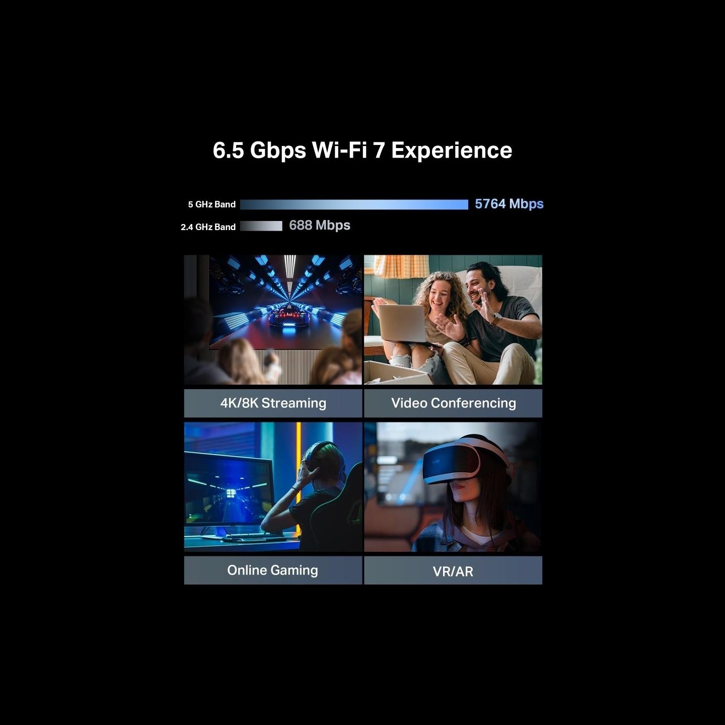 Tp-Link Wireless Router|TP-LINK|Archer BE400|Wi-Fi 7 (802.11be)|Data speed 5764 Mbit/s|Ethernet WAN Yes|WAN connection type RJ-4