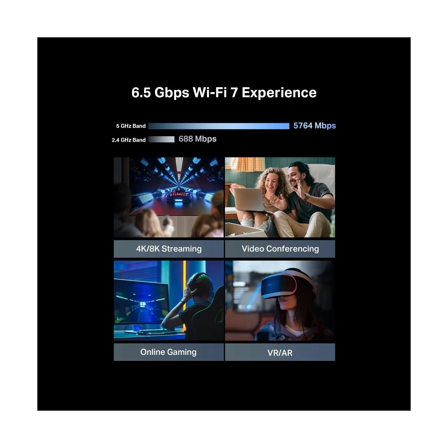 Tp-Link Wireless Router|TP-LINK|Archer BE400|Wi-Fi 7 (802.11be)|Data speed 5764 Mbit/s|Ethernet WAN Yes|WAN connection type RJ-4