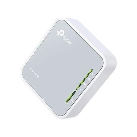 Tp-Link | Router | TL-WR902AC | 802.11ac | 300+433 Mbit/s | 10/100 Mbit/s | Ethernet LAN (RJ-45) ports 1 | Mesh Support No | MU-