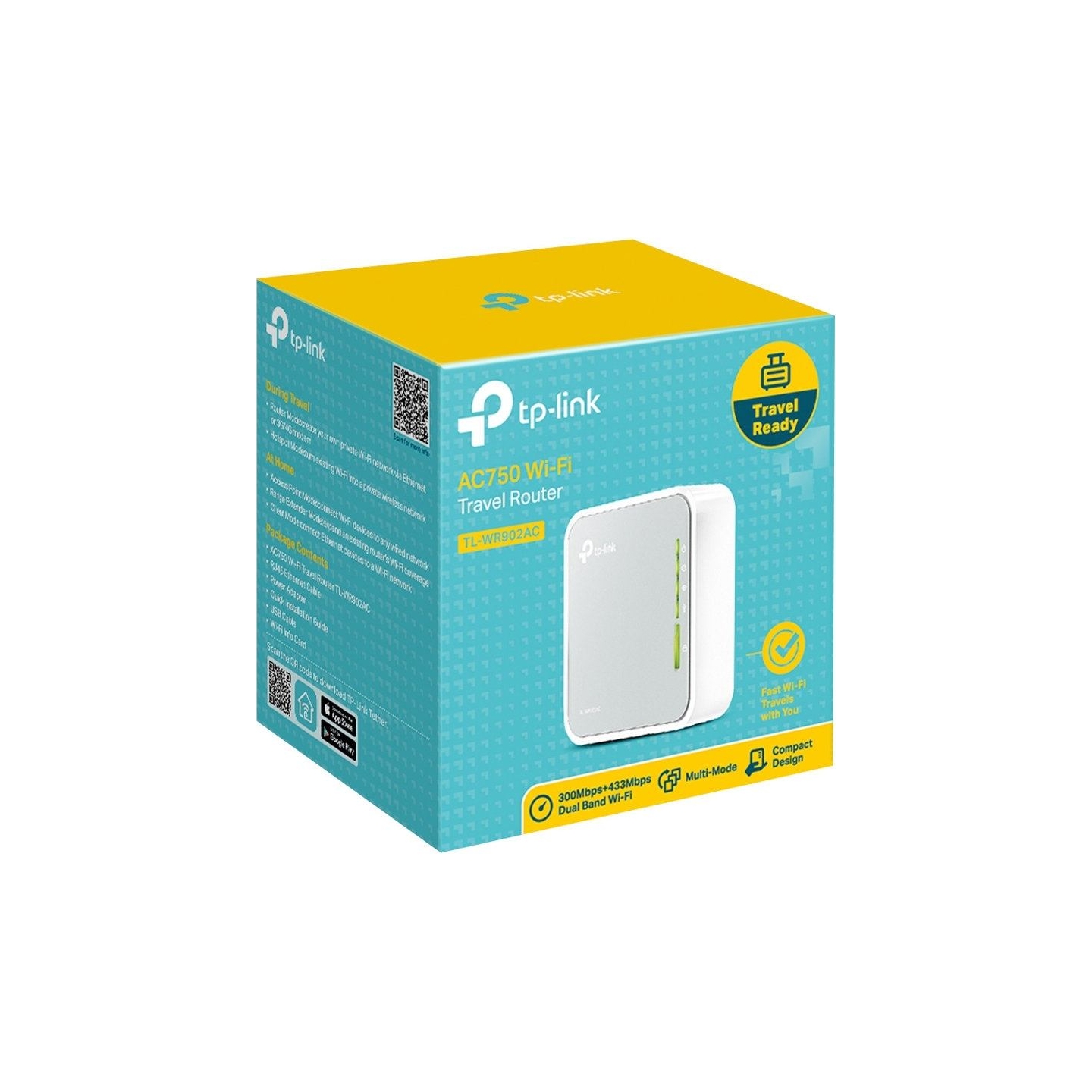 Tp-Link Wireless Router|TP-LINK|Wireless Router|733 Mbps|IEEE 802.11a|IEEE 802.11 b/g|IEEE 802.11n|IEEE 802.11ac|USB 2.0|1x10/10
