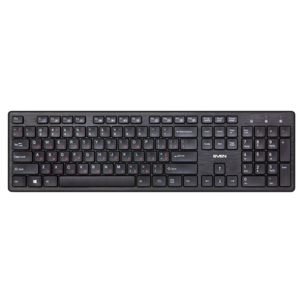 Sven Wireless Keyboard SVEN KB-E5800W, Black