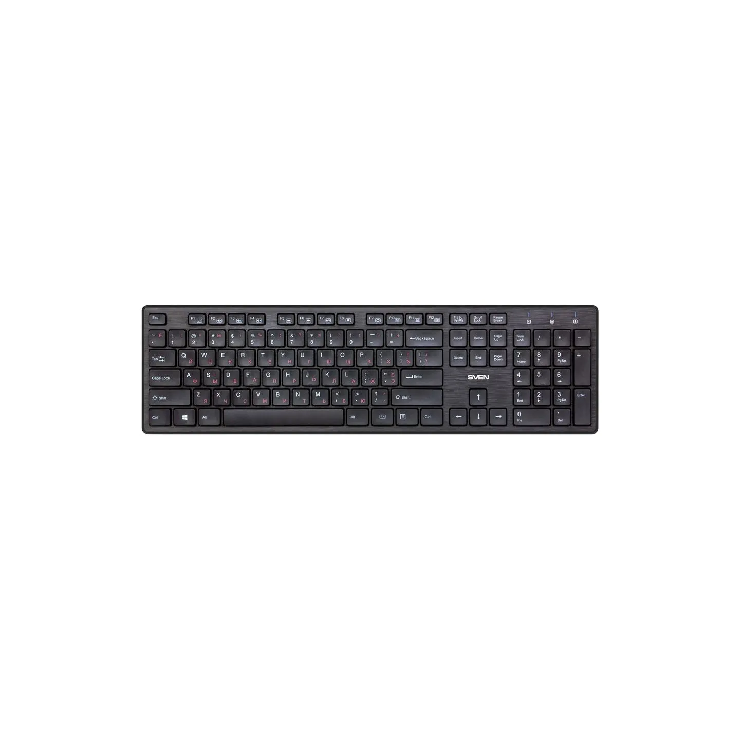 Sven Wireless Keyboard SVEN KB-E5800W, Black