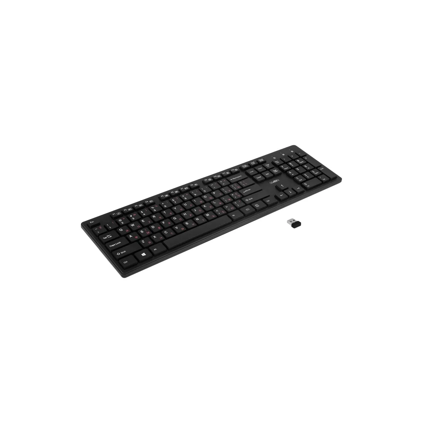 Sven Wireless Keyboard SVEN KB-E5800W, Black