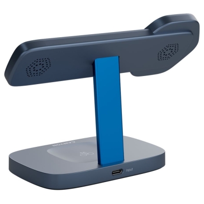 Canyon Wireless Charging Station Hexagon 310 3in1 DarkGrey/Blue