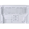 Lian Li Case|LIAN LI|ATX/micro ATX/Mini-ITX|White|Mini Tower|O11D MINI V2 Flow|G99.O11DMIV2W.00