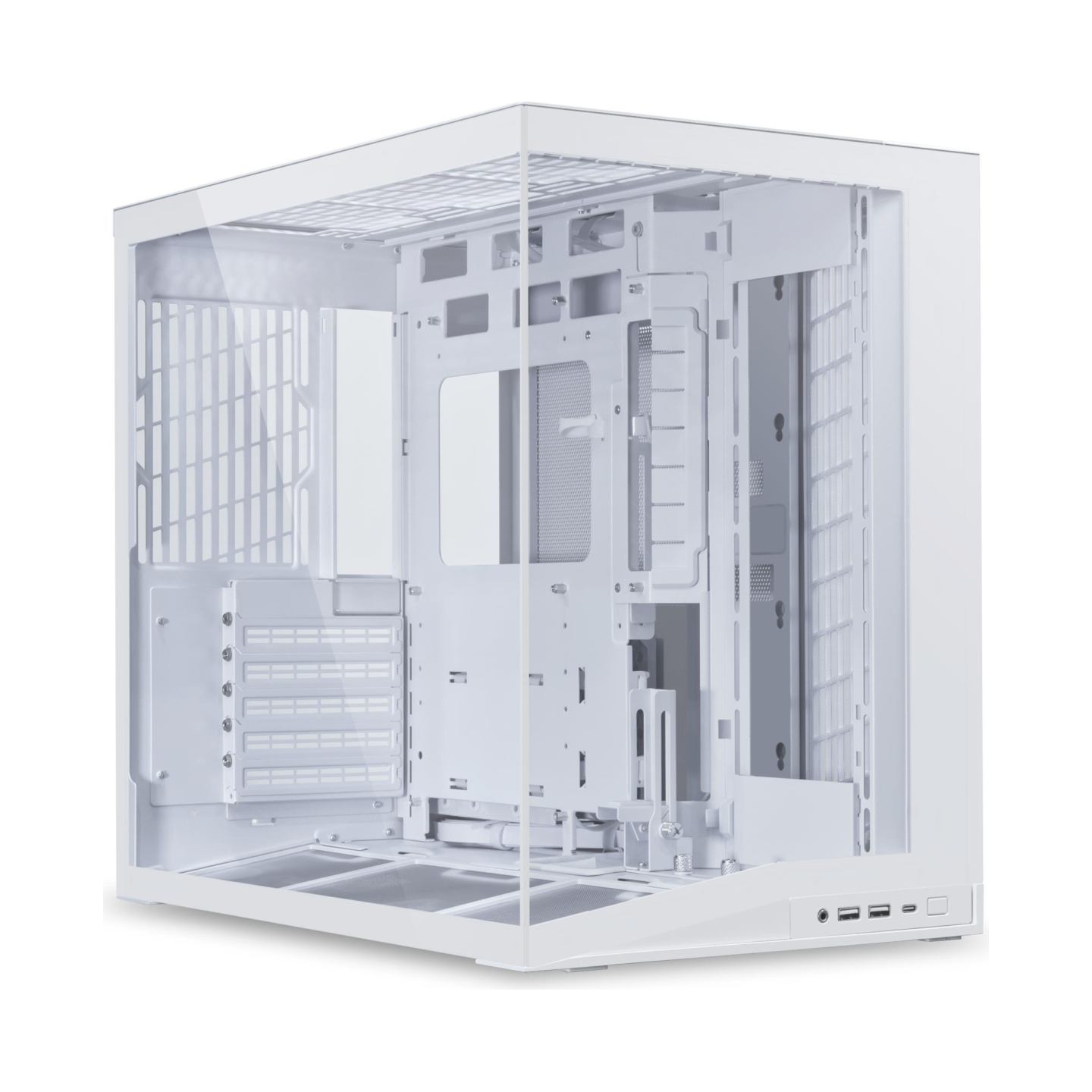 Lian Li Case|LIAN LI|ATX/micro ATX/Mini-ITX|White|Mini Tower|O11D MINI V2 Flow|G99.O11DMIV2W.00