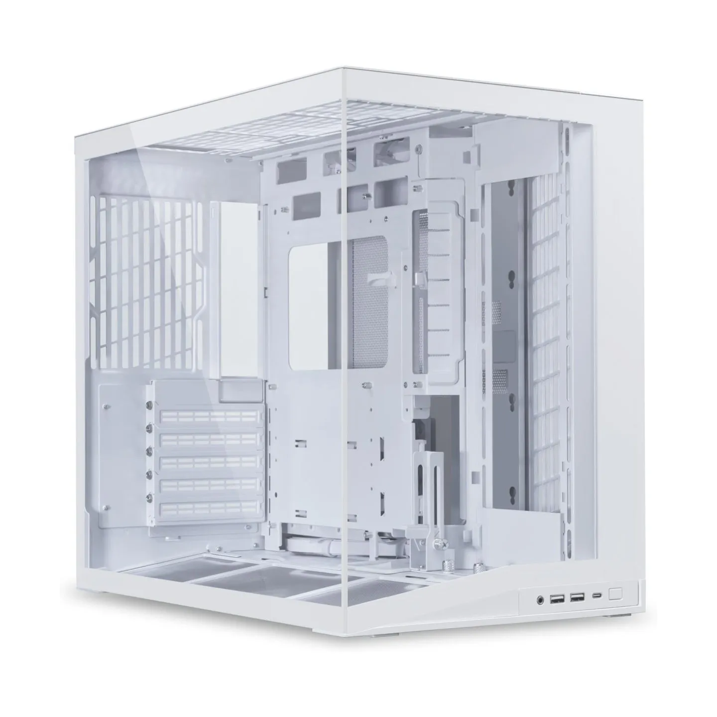 Lian Li Case|LIAN LI|ATX/micro ATX/Mini-ITX|White|Mini Tower|O11D MINI V2 Flow|G99.O11DMIV2W.00