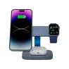 Canyon Wireless Charging Station Hexagon 310 3in1 DarkGrey/Blue