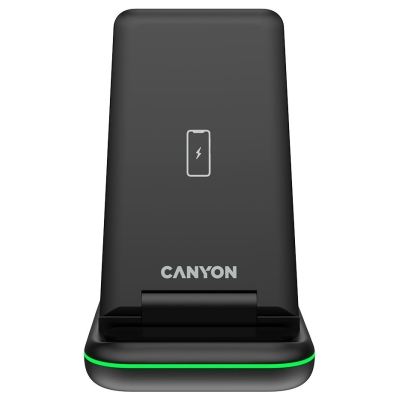 Canyon wireless charger WS-304 15W 3in1 Black