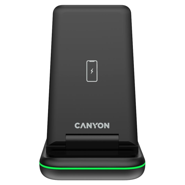 Canyon wireless charger WS-304 15W 3in1 Black
