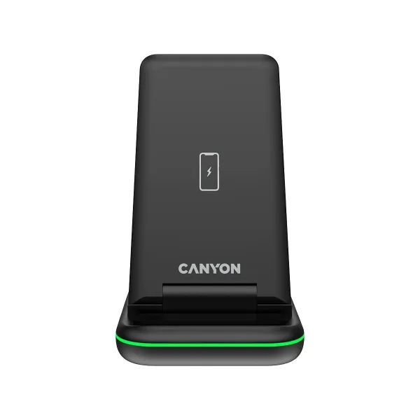 Canyon wireless charger WS-304 15W 3in1 Black