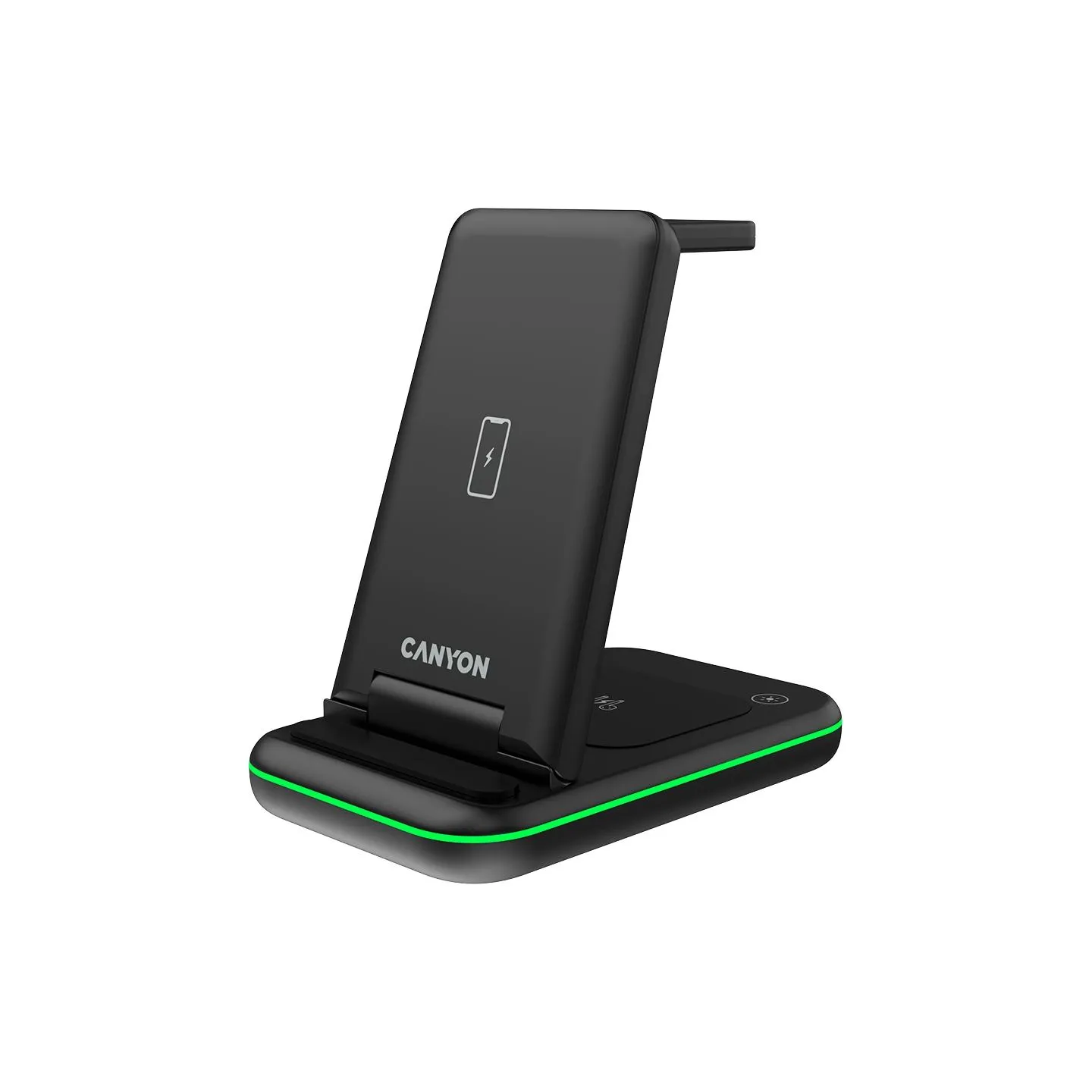 Canyon wireless charger WS-304 15W 3in1 Black