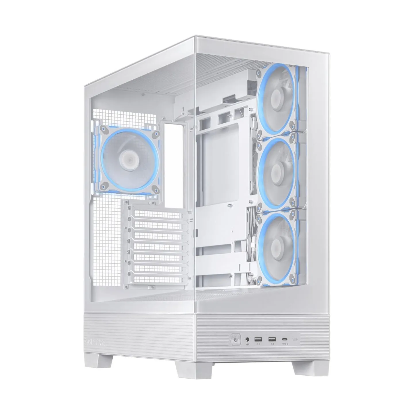 Asus Case|ASUS|ASUS A31 PLUS Case|MidiTower|Case product features Transparent panel|ATX|BTX|MicroATX|MiniITX|Colour White|A31PLU