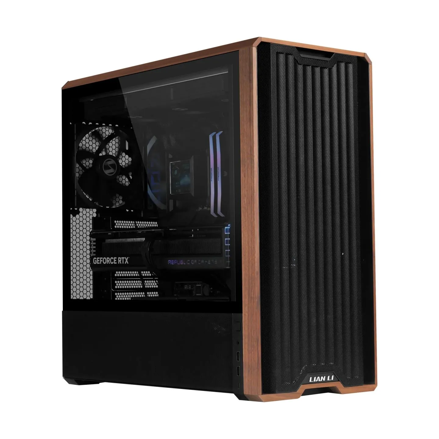 Lian Li Case|LIAN LI|ATX/micro ATX/EATX/SSI EEB|Black|Midi Tower|LAN217X|G99.LAN217X.00