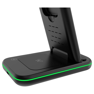 Canyon wireless charger WS-304 15W 3in1 Black