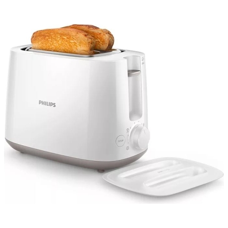 Philips Daily Collection Toaster HD2582/00 8 settings Integrated bun warming rack Compact design Dust cover / HD2582/00