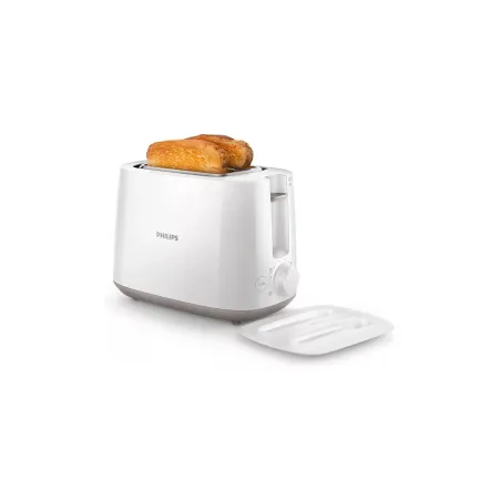 Philips Daily Collection Toaster HD2582/00 8 settings Integrated bun warming rack Compact design Dust cover / HD2582/00