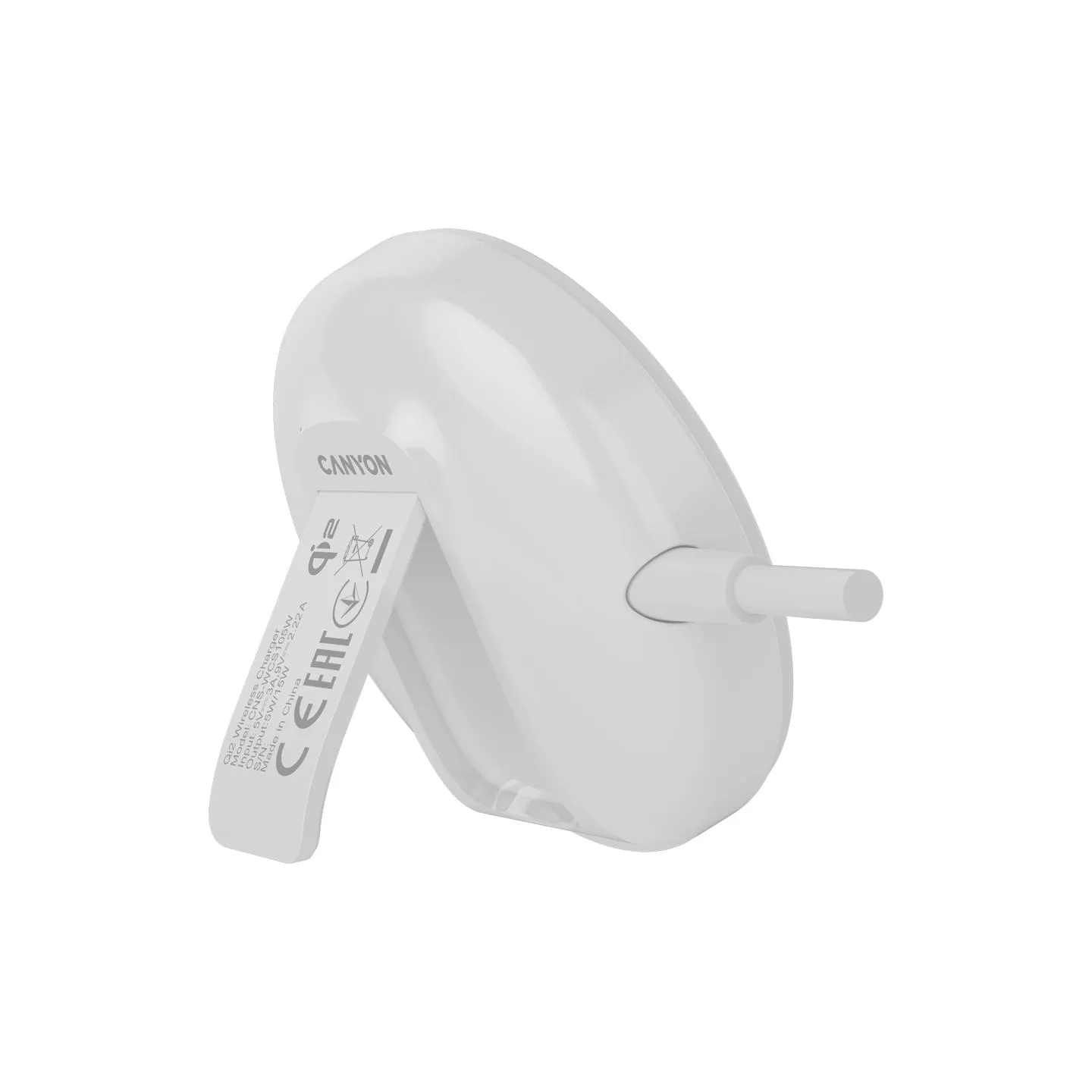 Canyon wireless charger WS-105 15W Qi2 White
