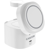 Canyon 4 in 1 Wireless Charging Stand, 30W max, Size: 70x70x70.3mm, weight: 414g, with 65W charger and 1M cable, white