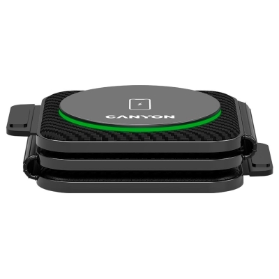 Canyon wireless charger WS-305 15W 3in1 Foldable Black