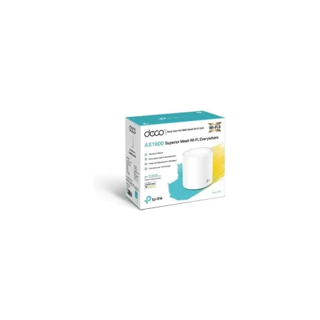 Tp-Link Wireless Router|TP-LINK|Wireless Router|1800 Mbps|Mesh|IEEE 802.11a|IEEE 802.11n|IEEE 802.11ac|IEEE 802.11ax|DECOX20(1-P