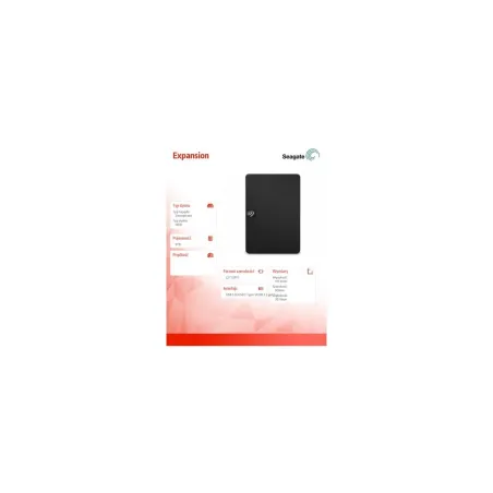 Seagate External hard drive Expansion 5TB 2,5 STKM5000400 black