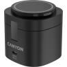 Canyon 4 in 1 Wireless Charging Stand, 30W max, Size: 70x70x70.3mm, weight: 414g, with 65W charger and 1M cable, black