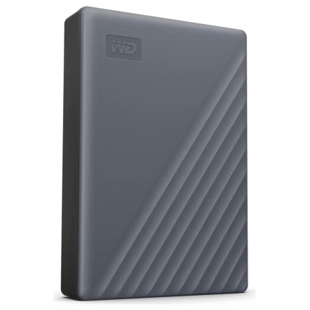 WD External HDD|WESTERN DIGITAL|My Passport|WDBRMD0040BGY-WESN|4TB|USB-C|Colour Grey|WDBRMD0040BGY-WESN