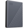 WD External HDD|WESTERN DIGITAL|My Passport|WDBRMD0040BGY-WESN|4TB|USB-C|Colour Grey|WDBRMD0040BGY-WESN