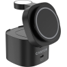Canyon 4 in 1 Wireless Charging Stand, 30W max, Size: 70x70x70.3mm, weight: 414g, with 65W charger and 1M cable, black