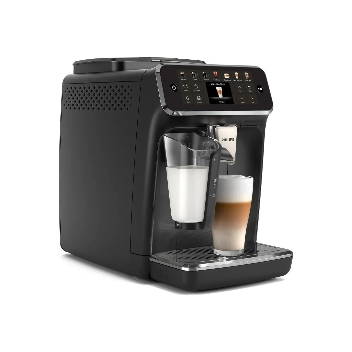 Philips | Coffee machine | EP4441/50 | Pump pressure 15 bar | Built-in milk frother | Fully Automatic | 1500 W | Black