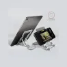 Axagon STND-M PHONE / TABLET STANDAluminum stand for 4“ – 10.5“ phones and tablets. Five adjustable positions.