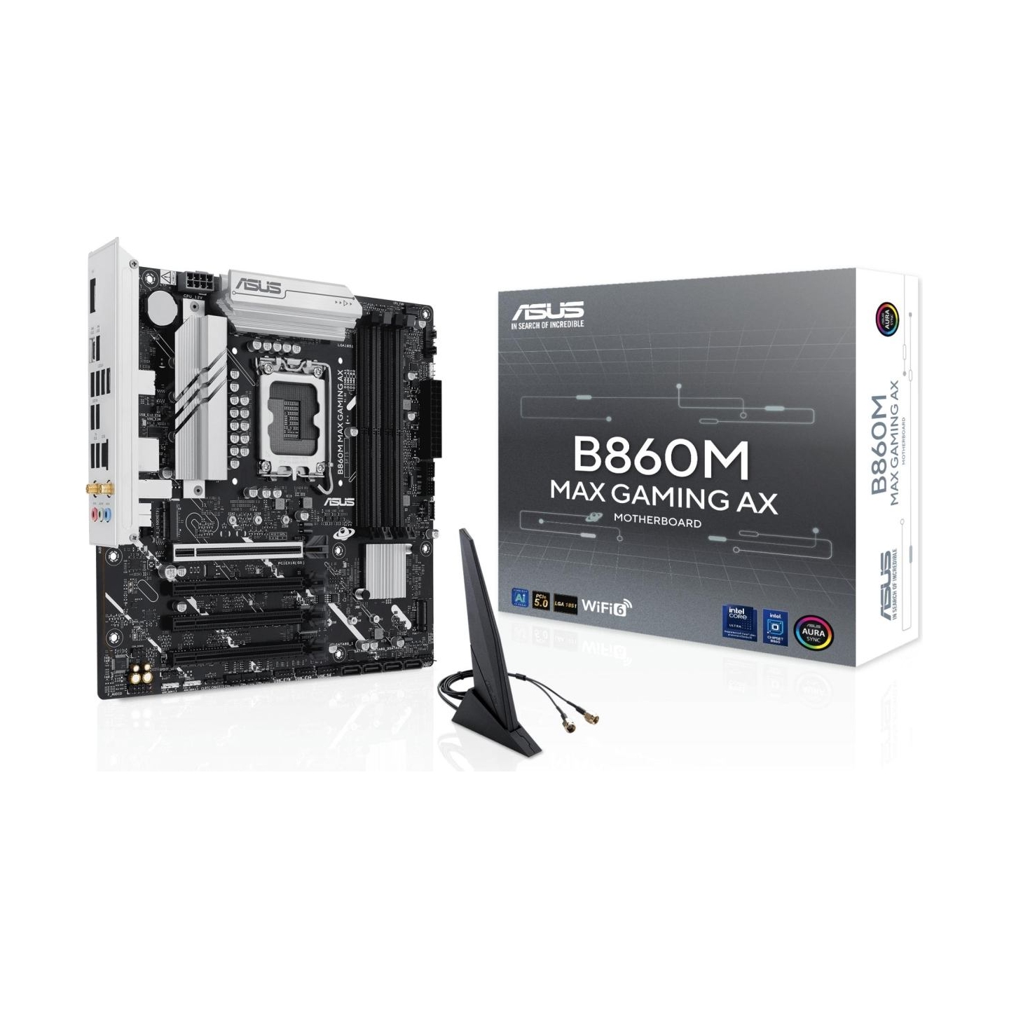 Asus Mainboard|ASUS|Intel B860 Express|LGA1851|Micro-ATX|Memory DDR5|Memory slots 4|B860MMAXGAMINGAX