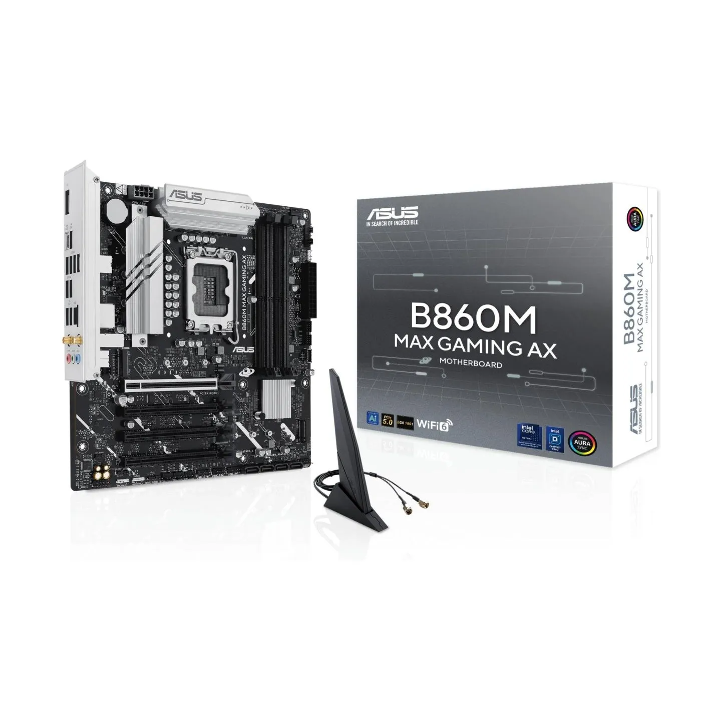 Asus Mainboard|ASUS|Intel B860 Express|LGA1851|Micro-ATX|Memory DDR5|Memory slots 4|B860MMAXGAMINGAX