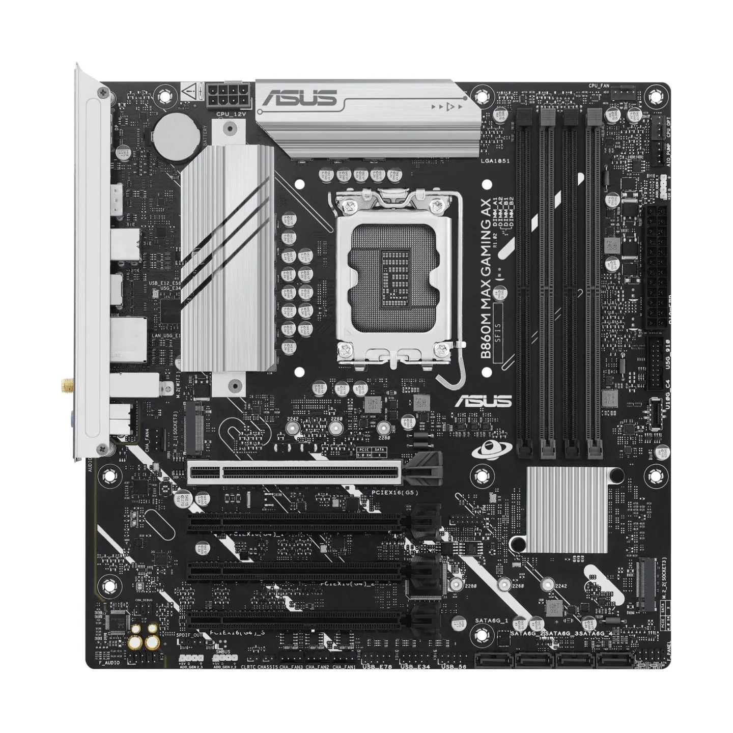 Asus Mainboard|ASUS|Intel B860 Express|LGA1851|Micro-ATX|Memory DDR5|Memory slots 4|B860MMAXGAMINGAX