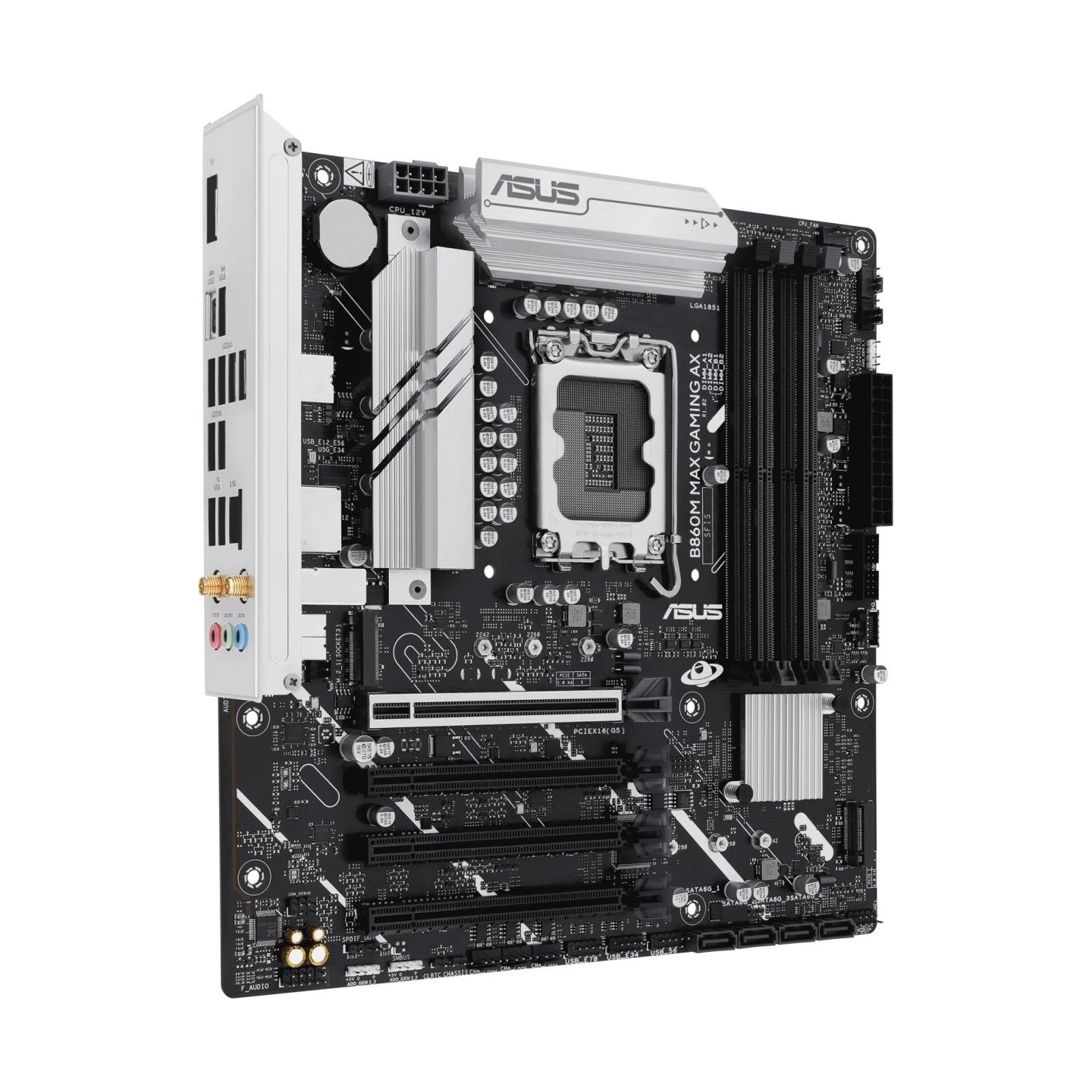 Asus Mainboard|ASUS|Intel B860 Express|LGA1851|Micro-ATX|Memory DDR5|Memory slots 4|B860MMAXGAMINGAX