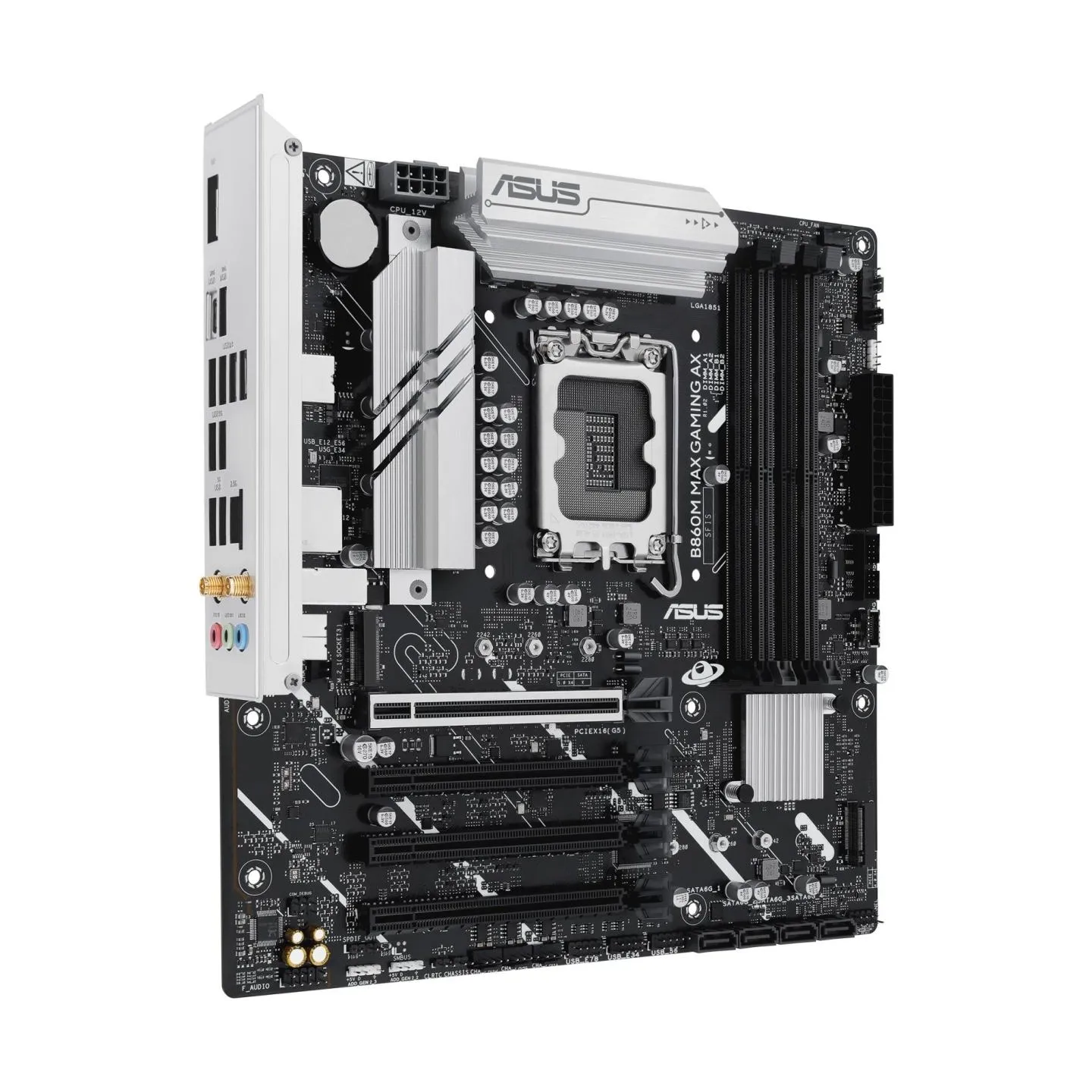 Asus Mainboard|ASUS|Intel B860 Express|LGA1851|Micro-ATX|Memory DDR5|Memory slots 4|B860MMAXGAMINGAX