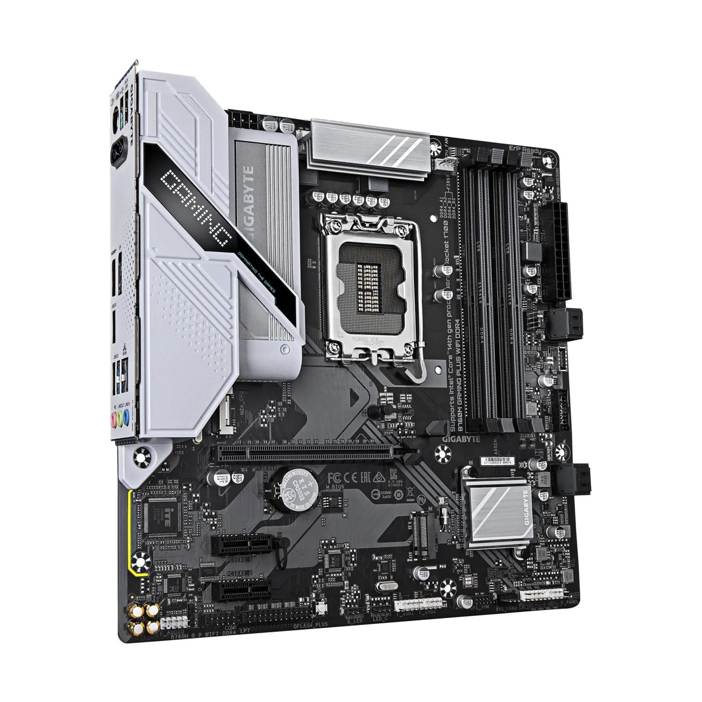 Gigabyte Mainboard|GIGABYTE|B760M GAMING PLUS WIFI DDR4 (REV. 1.1)|Intel B760|LGA 1700|micro ATX|RAM DDR4-SDRAM|4xSlots|Wi-Fi Ye