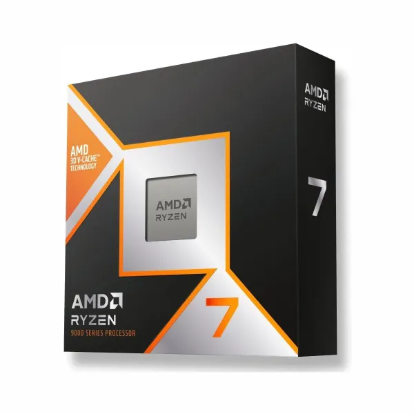 AMD CPU Desktop Ryzen 7 8C/16T 9850X3D (5.6GHz,104MB,120W,AM5) box, with Radeon Graphics
