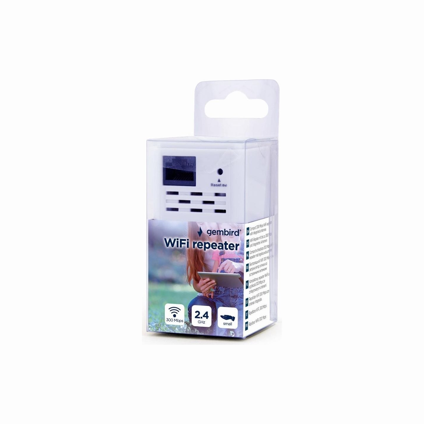 Gembird WRL REPEATER 300MBPS/WHITE WNP-RP300-03 GEMBIRD
