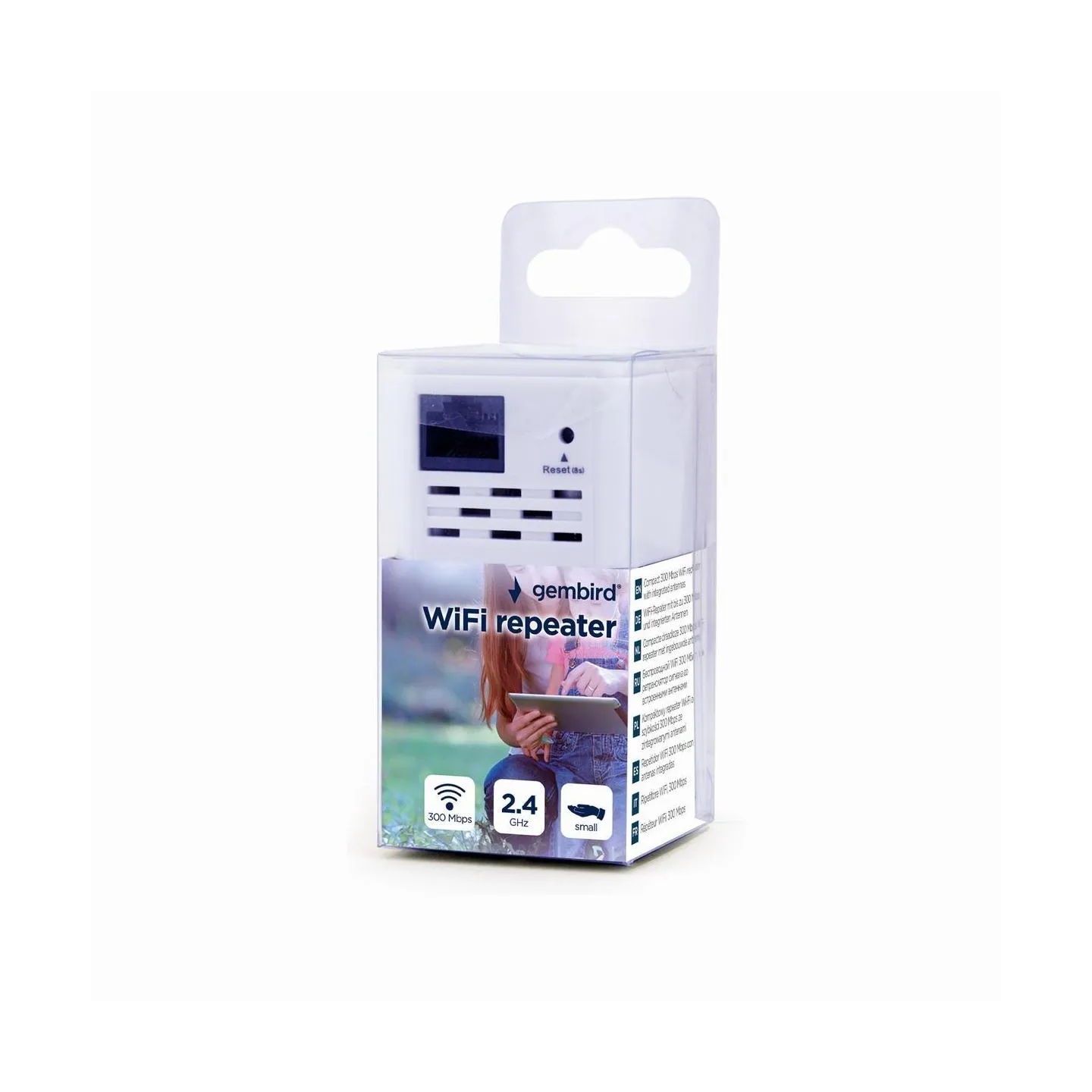Gembird WRL REPEATER 300MBPS/WHITE WNP-RP300-03 GEMBIRD
