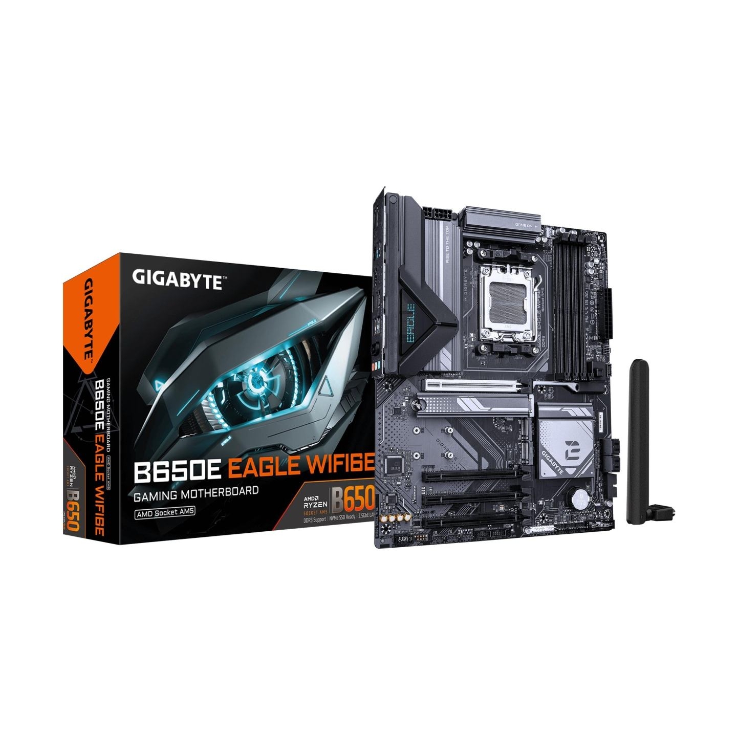 Gigabyte Mainboard|GIGABYTE|SAM5|ATX|Memory DDR5|Memory slots 4|B650EEAGLEWF6E1.0