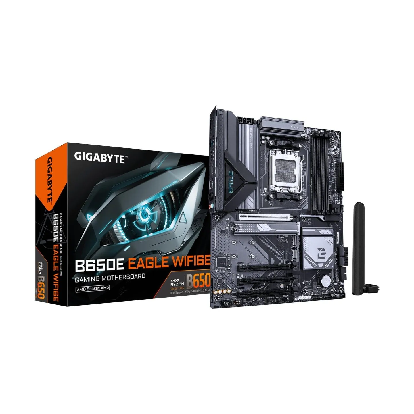 Gigabyte Mainboard|GIGABYTE|SAM5|ATX|Memory DDR5|Memory slots 4|B650EEAGLEWF6E1.0