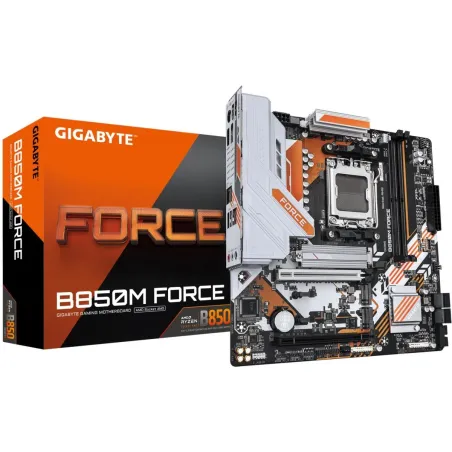 Gigabyte Mainboard|GIGABYTE|AMD B850|Socket AM5|micro ATX|RAM DDR5-SDRAM|2xSlots|3xNumber of M.2 (M) slots|B850MFORCE1.1