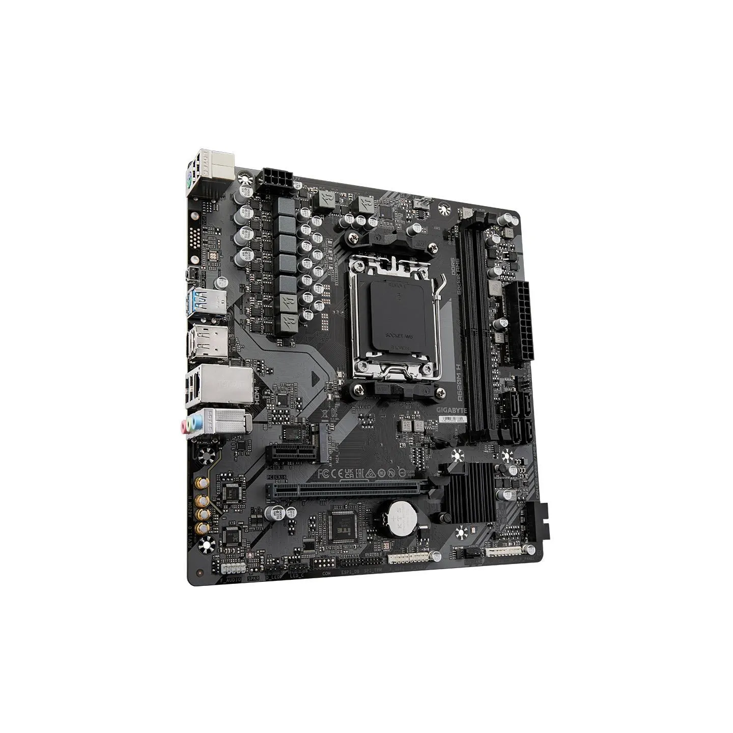 Gigabyte Mainboard|GIGABYTE|AMD A620A|SAM5|Micro-ATX|Memory DDR5|Memory slots 2|A620MH2.2