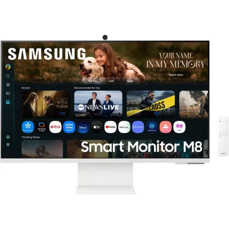 Samsung | LS32FM801UUXDU | 32 " | VA | 16:9 | 60 Hz | 4 ms | 3840 x 2160 pixels | 400 cd/m² | HDMI ports quantity 1 | White
