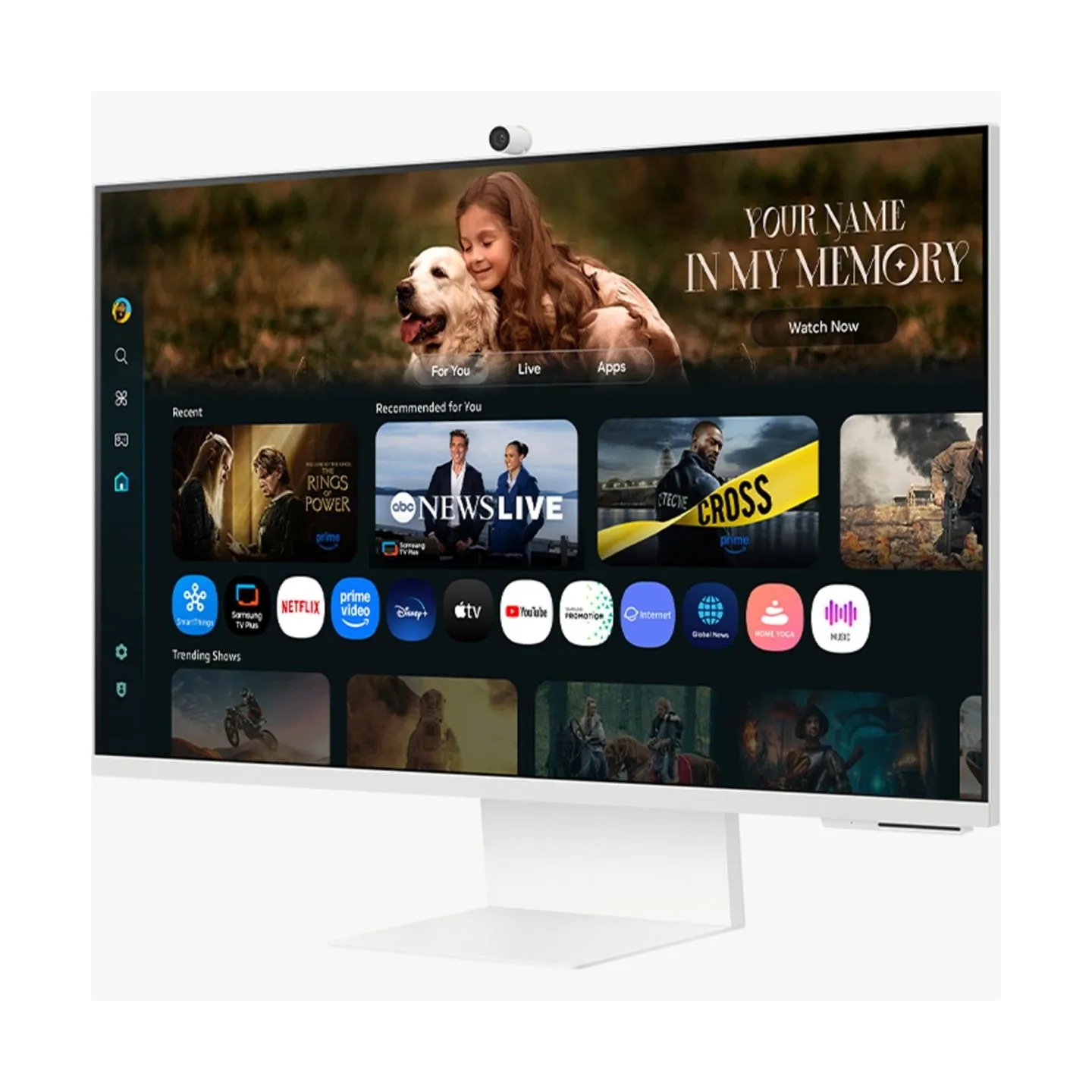 Samsung | LS32FM801UUXDU | 32 " | VA | 16:9 | 60 Hz | 4 ms | 3840 x 2160 pixels | 400 cd/m² | HDMI ports quantity 1 | White
