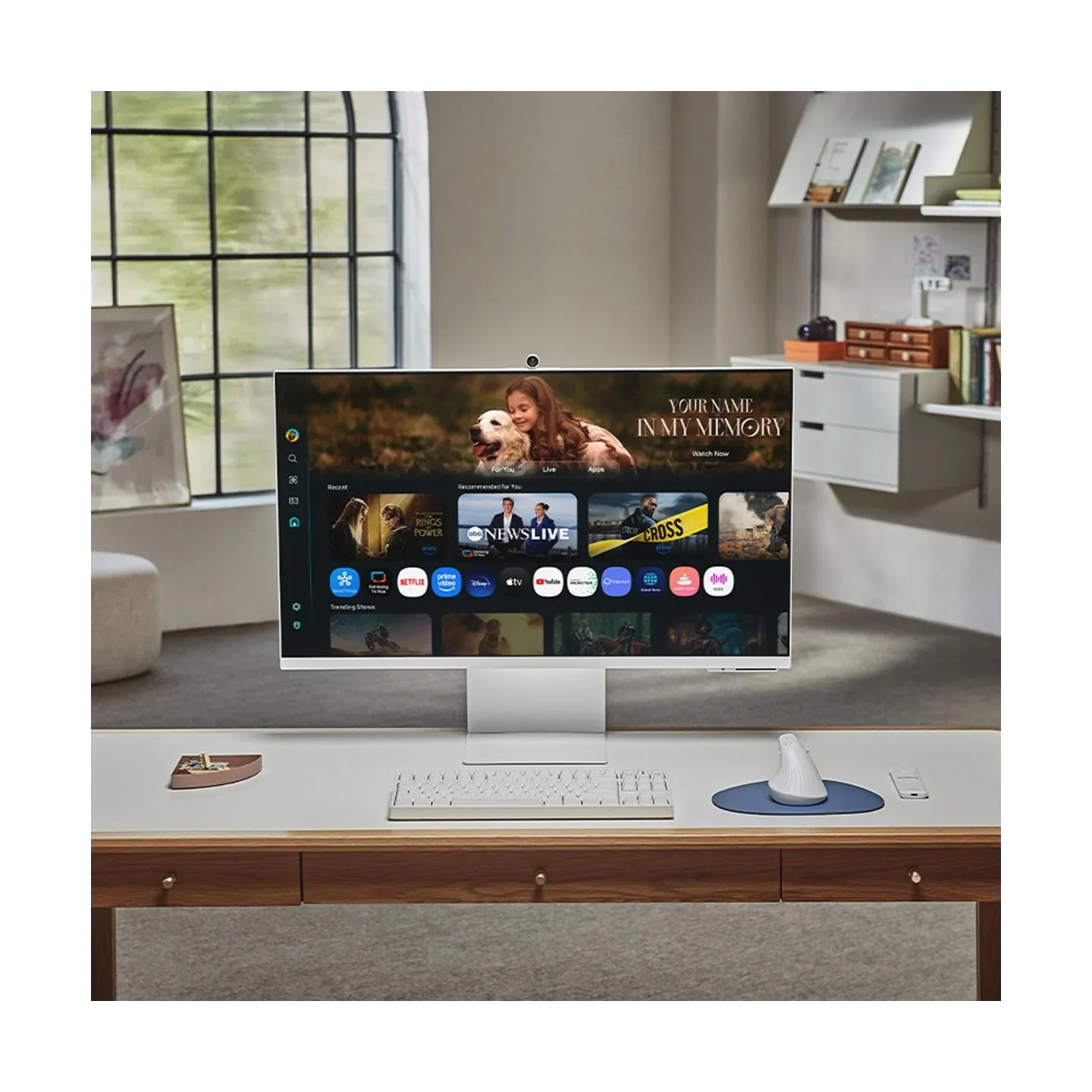 Samsung | LS32FM801UUXDU | 32 " | VA | 16:9 | 60 Hz | 4 ms | 3840 x 2160 pixels | 400 cd/m² | HDMI ports quantity 1 | White