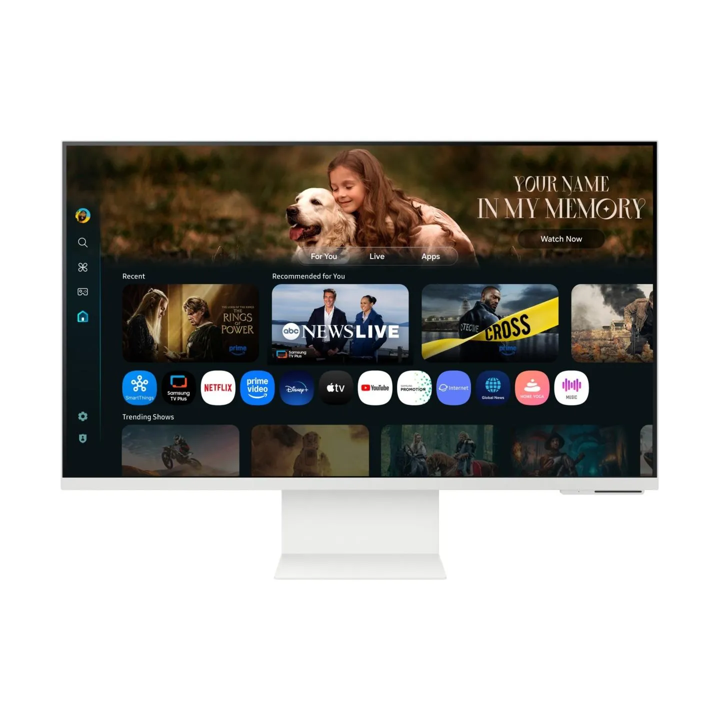 Samsung | LS32FM801UUXDU | 32 " | VA | 16:9 | 60 Hz | 4 ms | 3840 x 2160 pixels | 400 cd/m² | HDMI ports quantity 1 | White