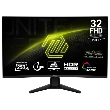 MSI Monitor 31.5 inches MAG 32C6X LED/FHD/Curved/250Hz/black